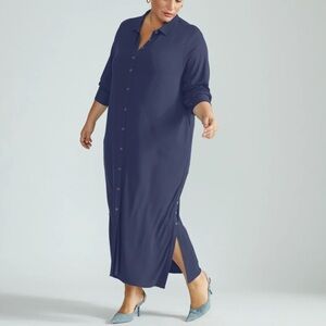 Universal Standard Jersey Shirt Dress